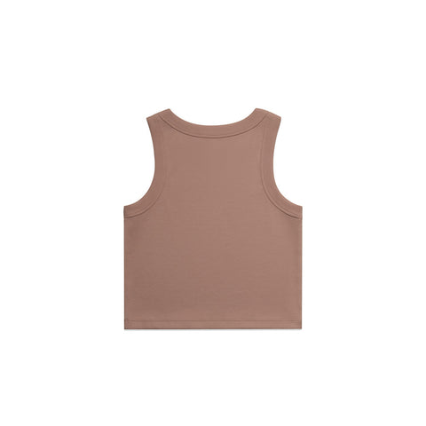 Wo's Organic Rib Crop Tank 4064G