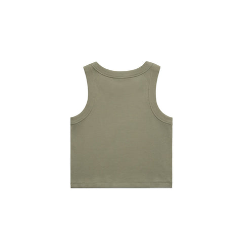 Wo's Organic Rib Crop Tank 4064G