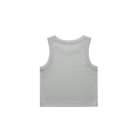 Wo's Organic Rib Crop Tank 4064G