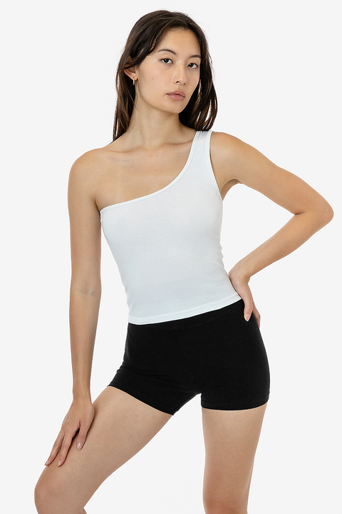 43089 Baby Rib One Shoulder Top