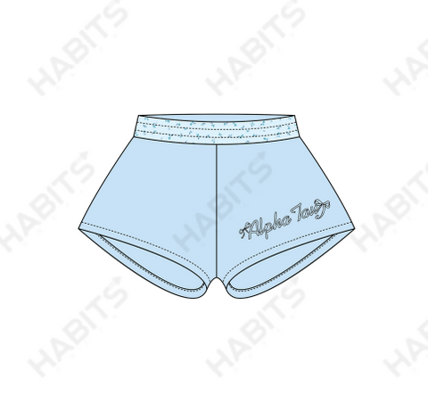 Alpha Sigma Tau Screen Printed Shorts