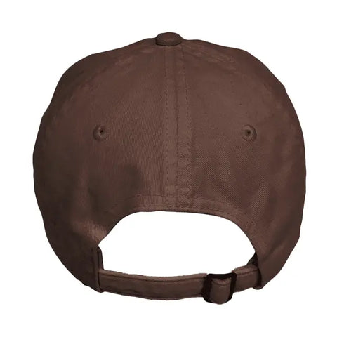 Big Accessories 6-Panel Brushed Twill Unstructured Cap