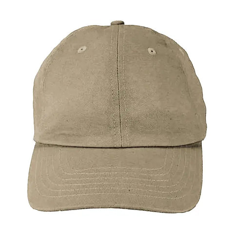 Big Accessories 6-Panel Brushed Twill Unstructured Cap