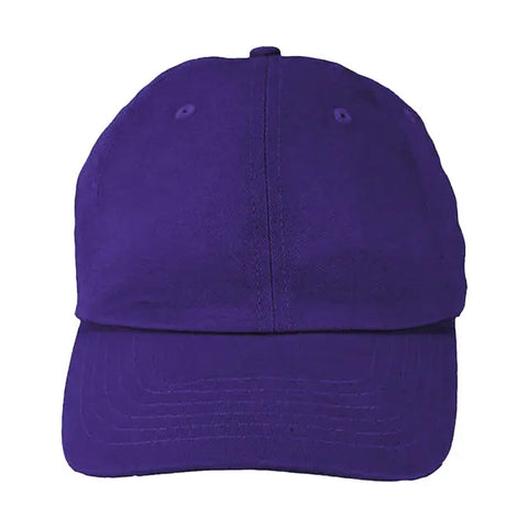 Big Accessories 6-Panel Brushed Twill Unstructured Cap