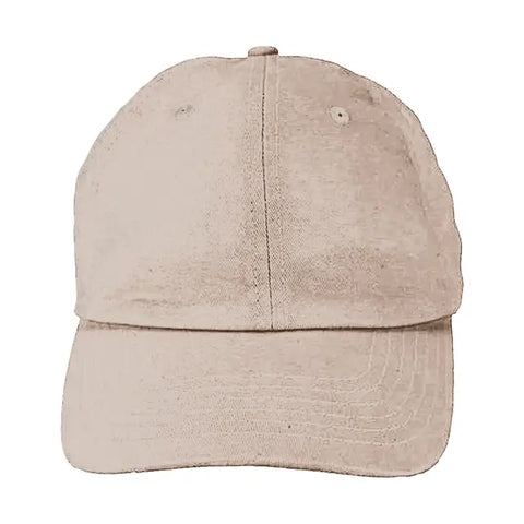 Big Accessories 6-Panel Brushed Twill Unstructured Cap
