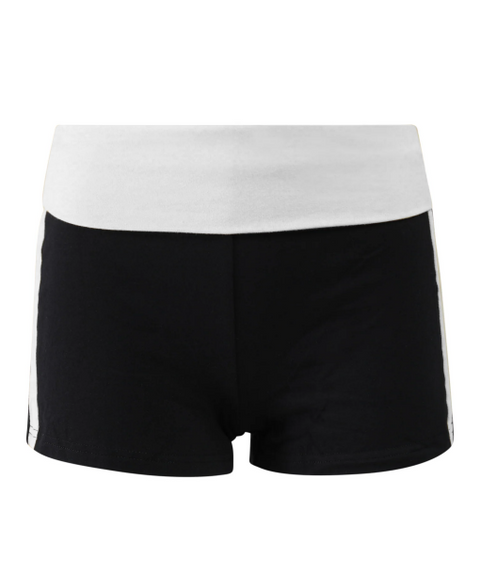 Indiana University - Kappa Kappa Gamma Black Fold Over Shorts
