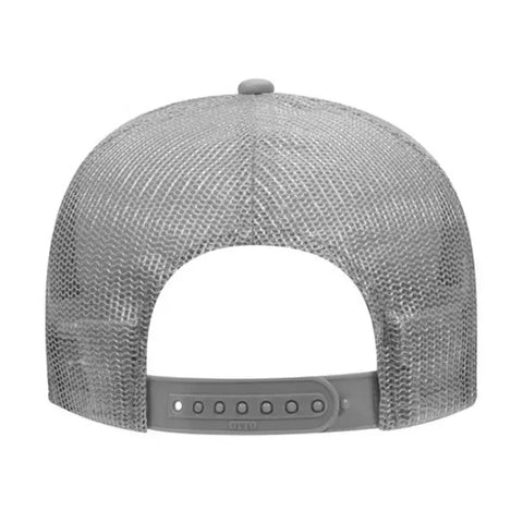 Otto Cap 5 Panel Mid Profile Mesh Back Trucker Hat