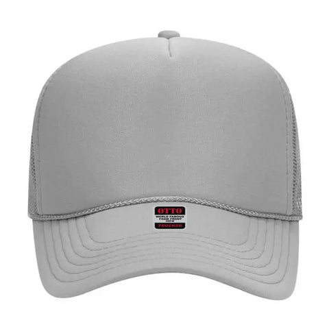 Otto Cap 5 Panel Mid Profile Mesh Back Trucker Hat