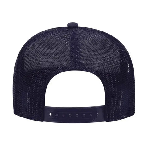 Otto Cap 5 Panel Mid Profile Mesh Back Trucker Hat