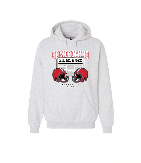 HG-0657 - Illinois State University X Phi Sigma Sigma, Delta Zeta, Sigma Pi Hoodie
