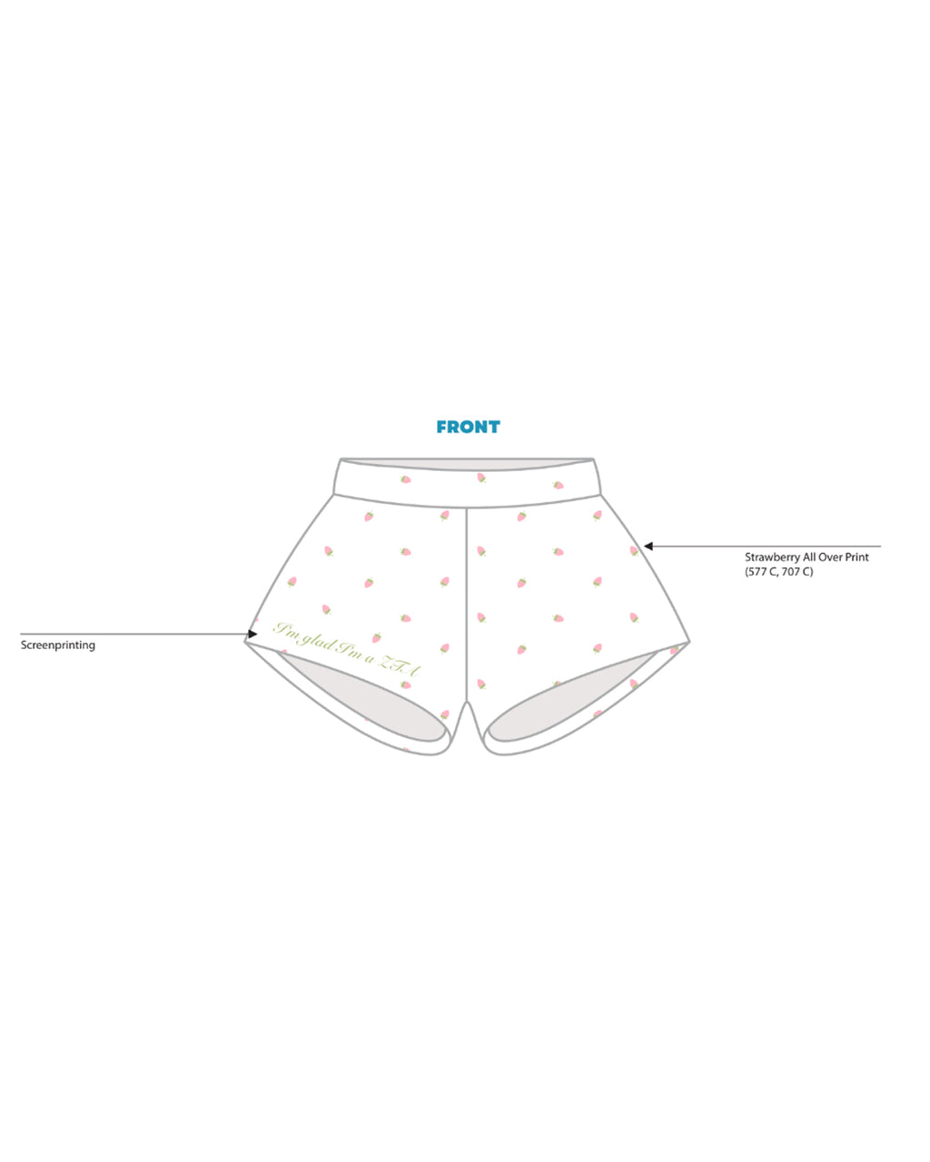 H3G-1692 - Binghamton University - Zeta Tau Alpha - SHORTS
