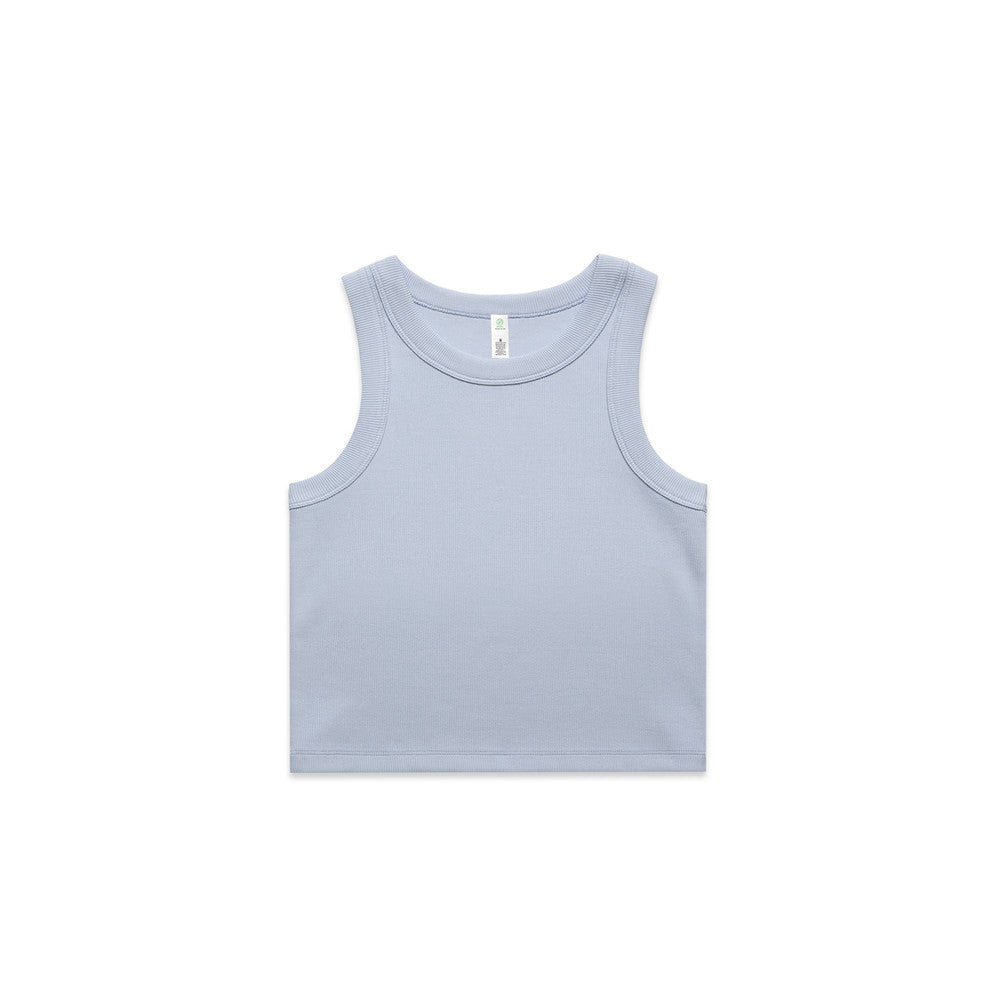 Wo's Organic Rib Crop Tank 4064G