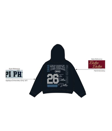HG-2108 - Purdue University - Tri Delta - Hoodie