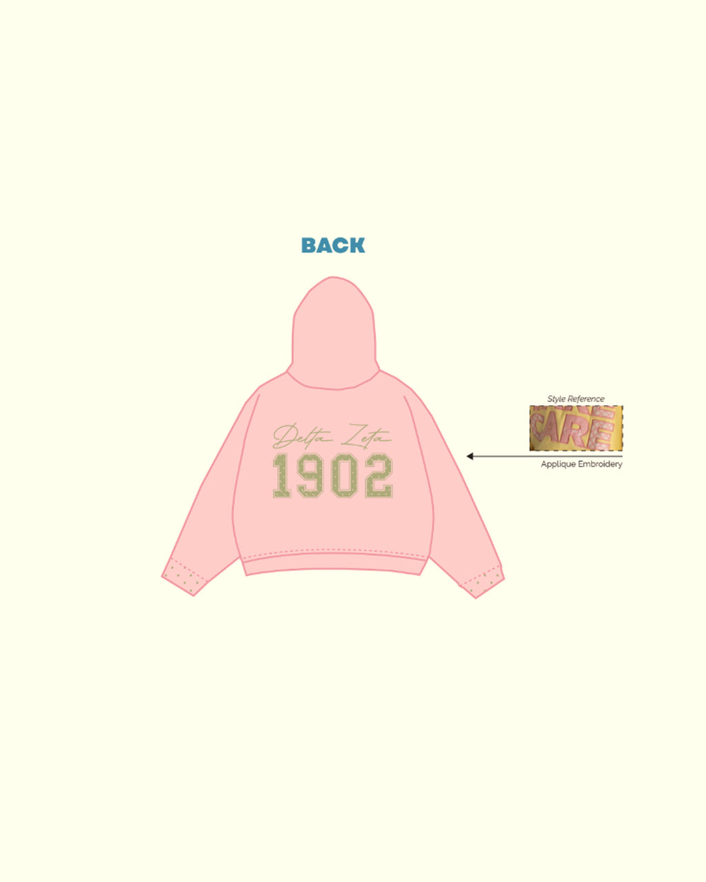 H3G-2196 - Western Michigan University - Delta Zeta - Hoodies