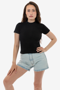 Los Angeles Apparel - 14/1 Rib Mock Neck Top - 14R309