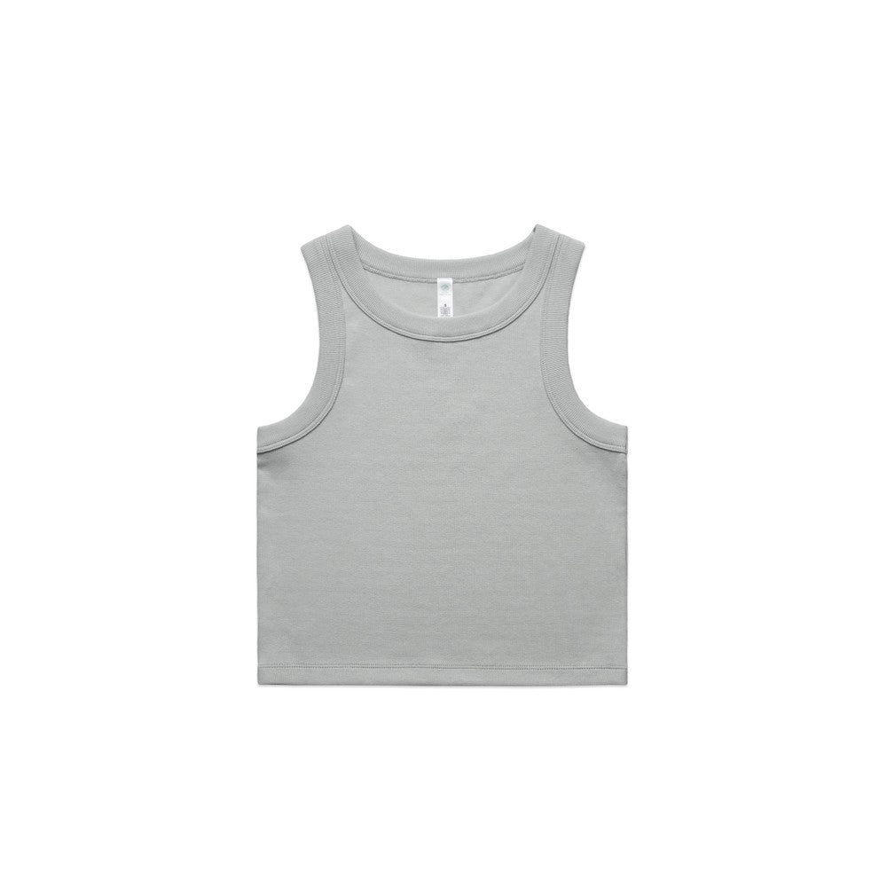 Wo's Organic Rib Crop Tank 4064G