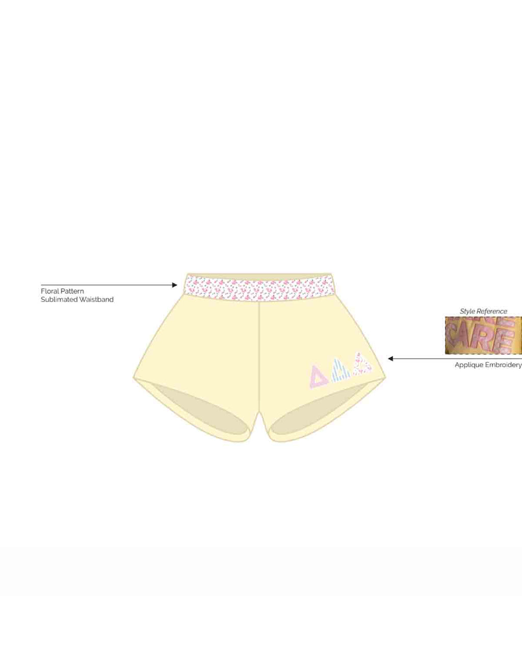 HG-2146 - Northern Arizona University - Delta Delta Delta - Shorts