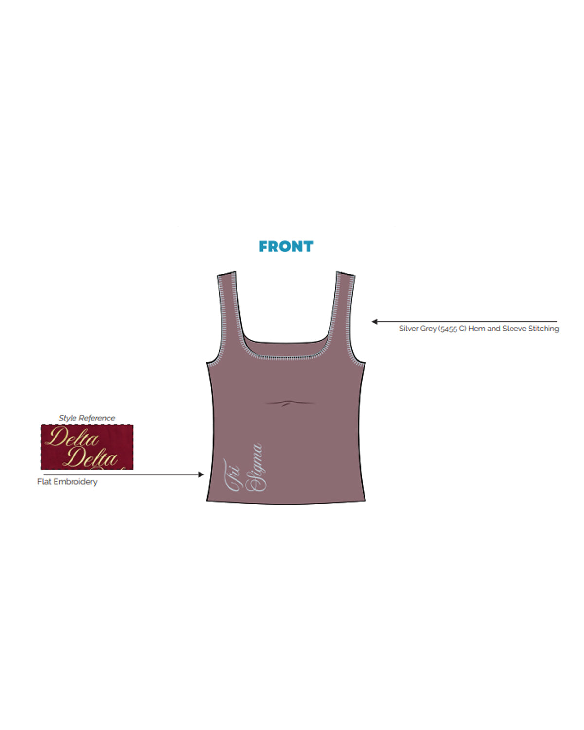 H3G-2573 - Embry-Riddle Aeronautical University - Sigma Sigma Sigma Sorority - TANK
