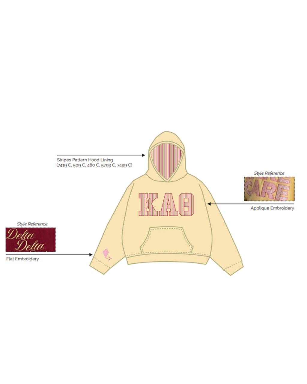 H3G-2833  University of Wisconsin-Madison - Alpha Xi Delta - HOODIE