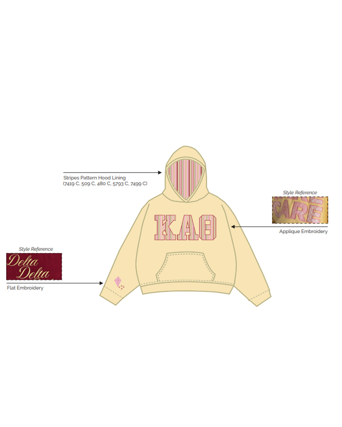 H3G-2833  University of Wisconsin-Madison - Alpha Xi Delta - HOODIE