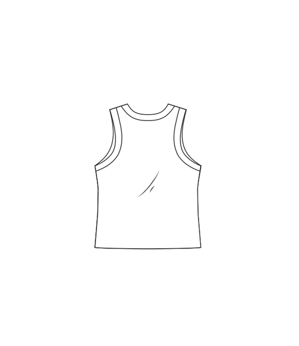 IN-0852 - Georgia Southern University - Phi Mu, Kappa Mu - SCOOP NECK TANK - CROPPED