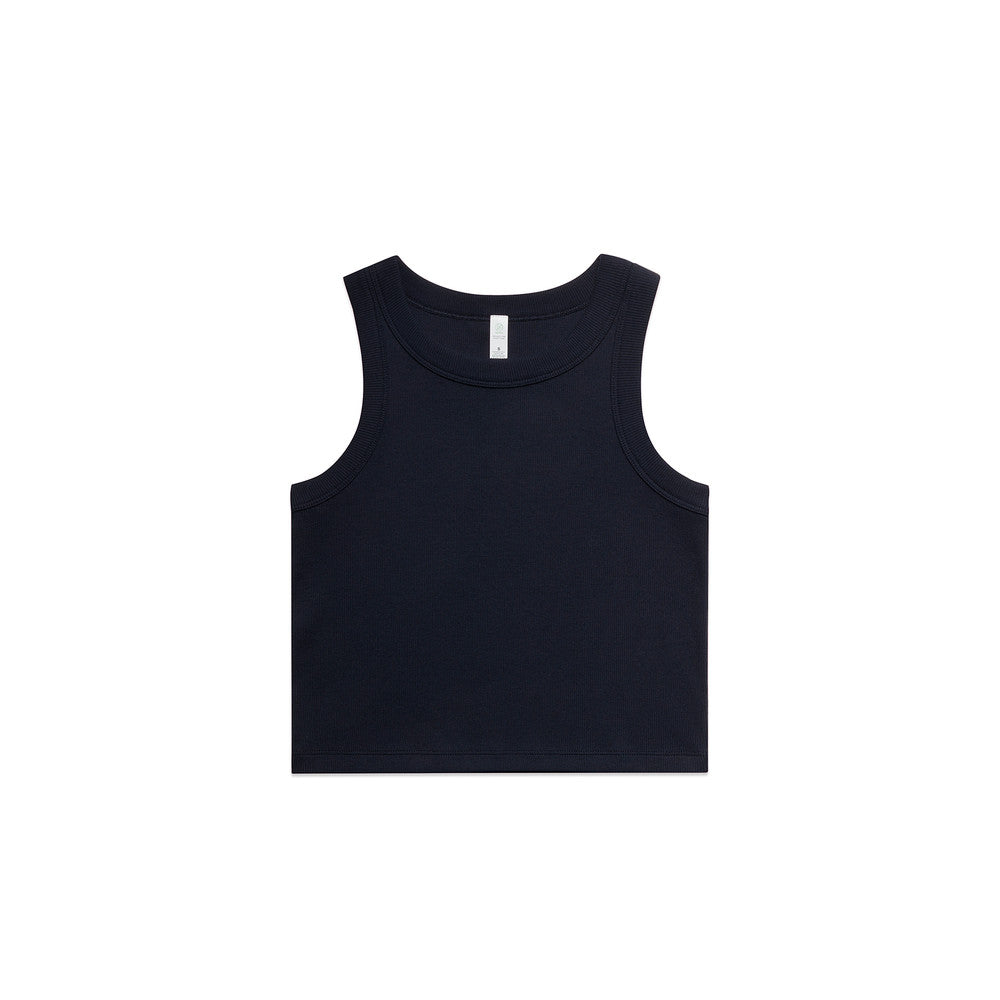Wo's Organic Rib Crop Tank 4064G