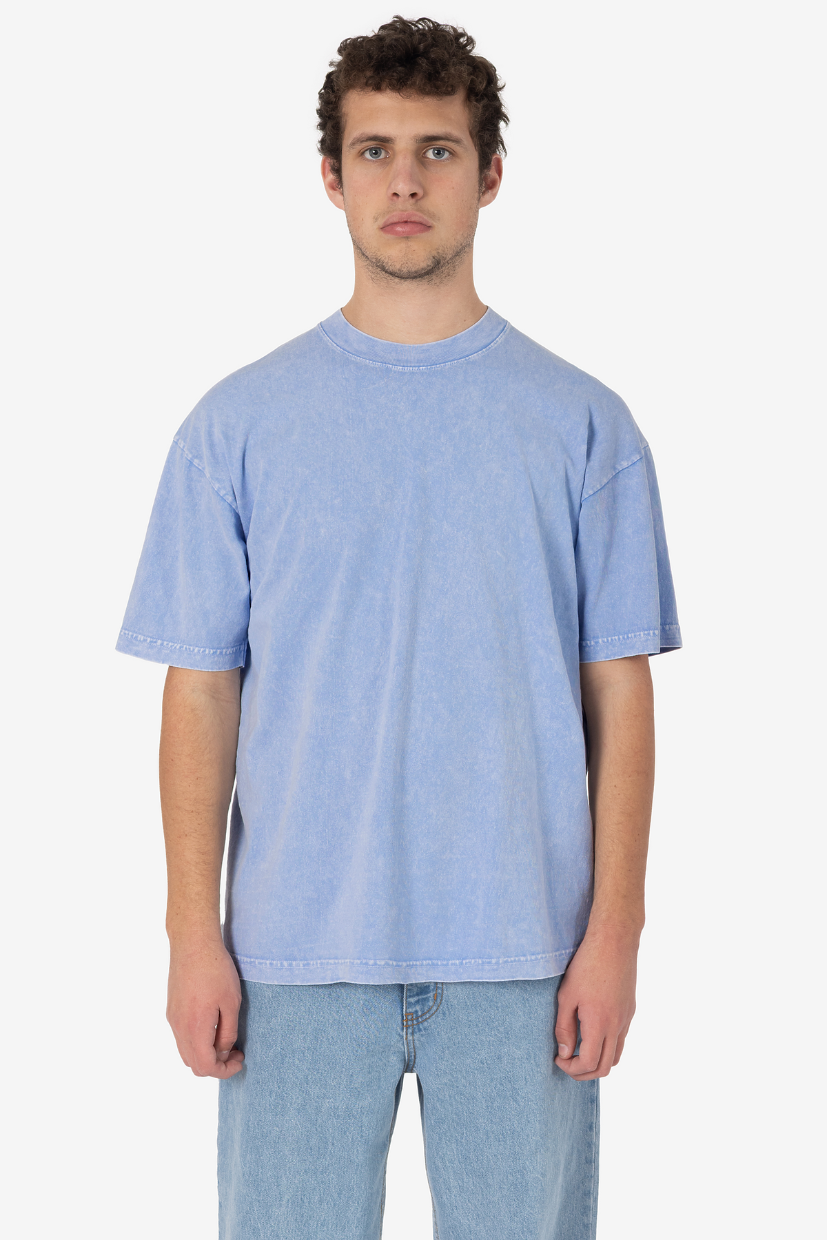 Los Angeles Apparel - 6.5 oz Mineral Wash Crew - 1801MW