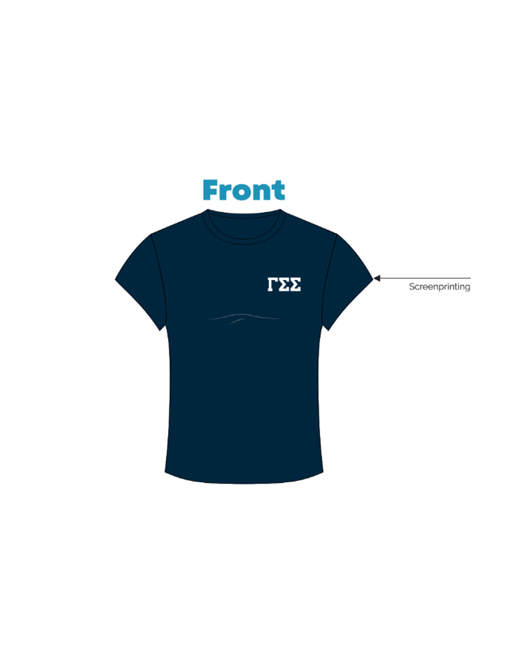 H3G-2673 - University of Delaware - Gamma Sigma Sigma Shirt