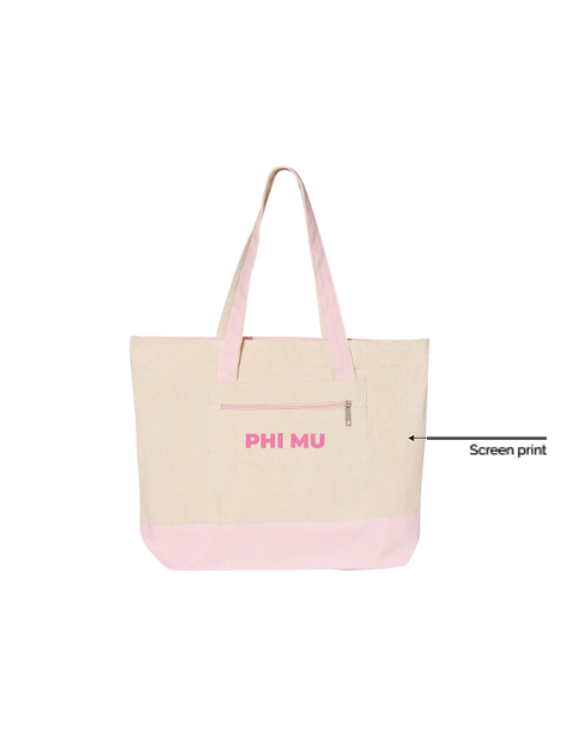 H3G-1029 - Boise State University - Phi Mu Tote Bag