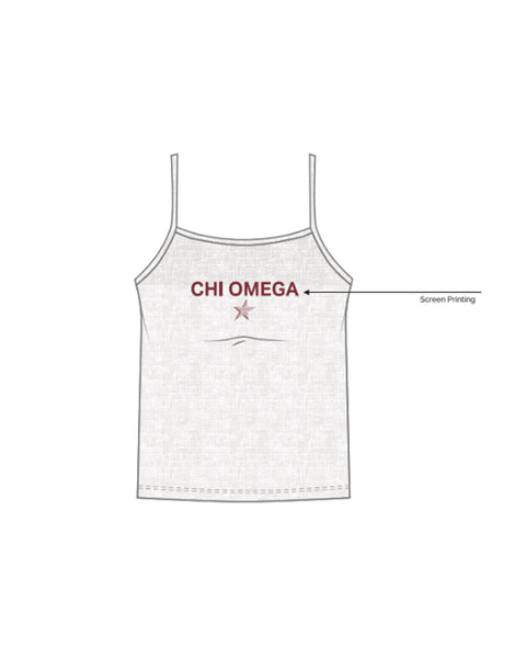 H3G-0788 - University of Rhode Island - Chi Omega - Strappy Tank