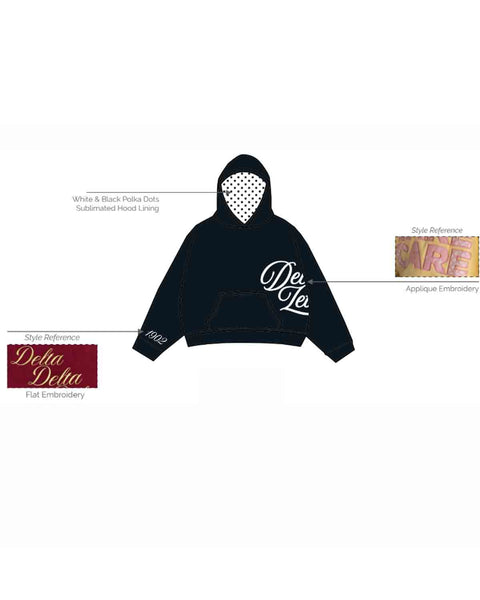 HG-2155 - University of Connecticut - Delta Zeta - Hoodie