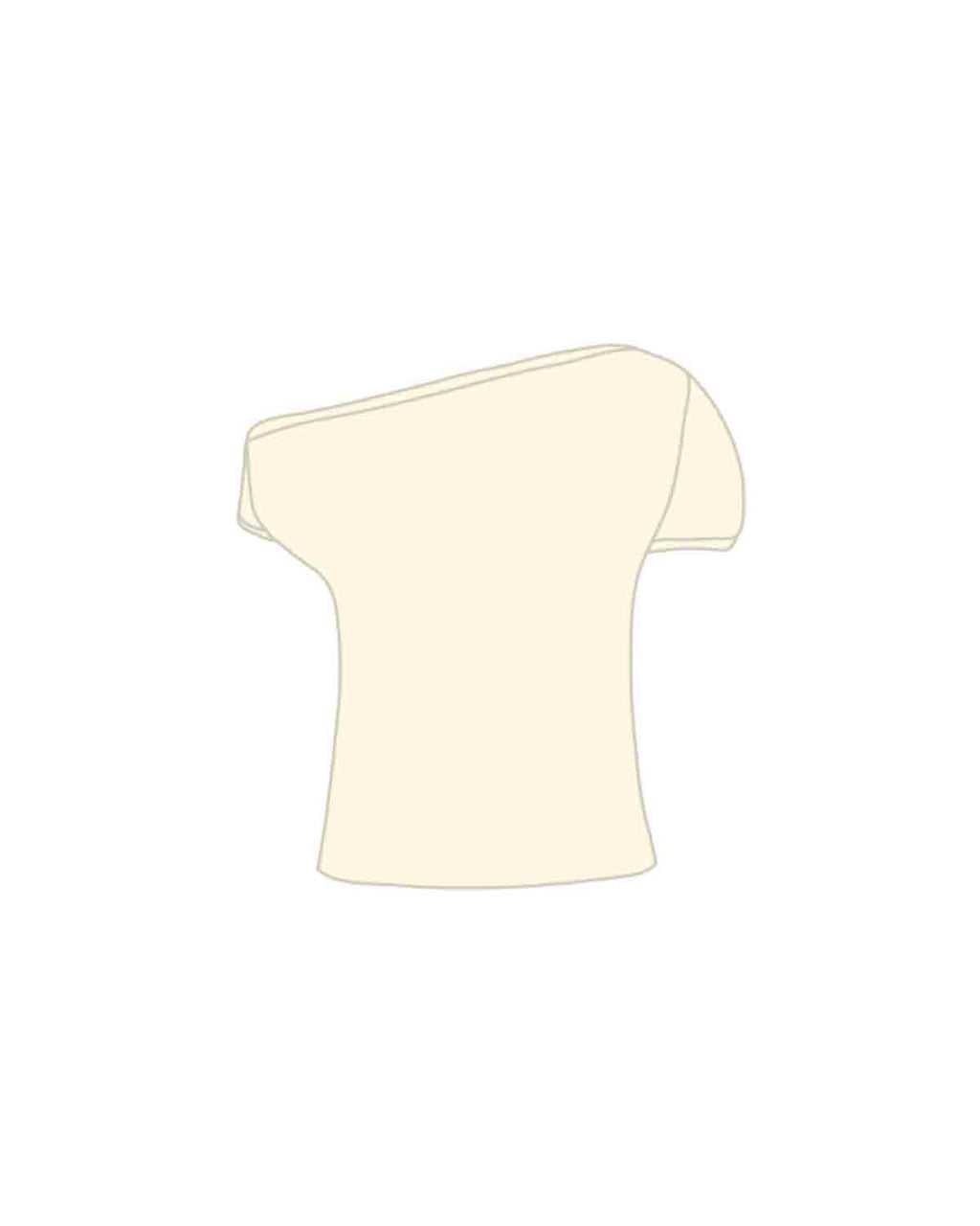 HG-1923 - University of Tennessee - Alpha Chi Omega - Off Shoulder Tee