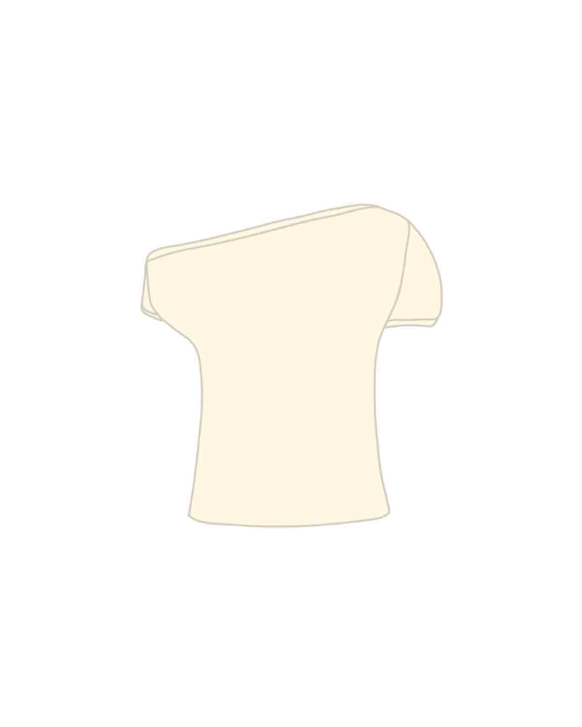 HG-1923 - University of Tennessee - Alpha Chi Omega - Off Shoulder Tee