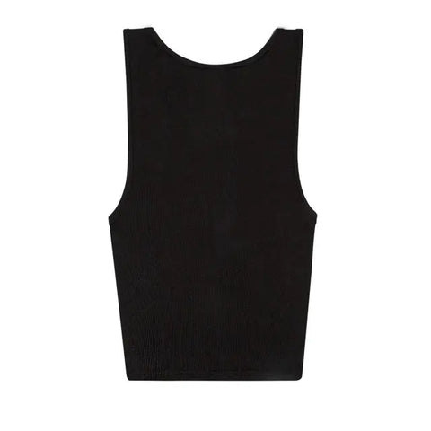 Los Angeles Apparel 2x1 Rib Crop Tank