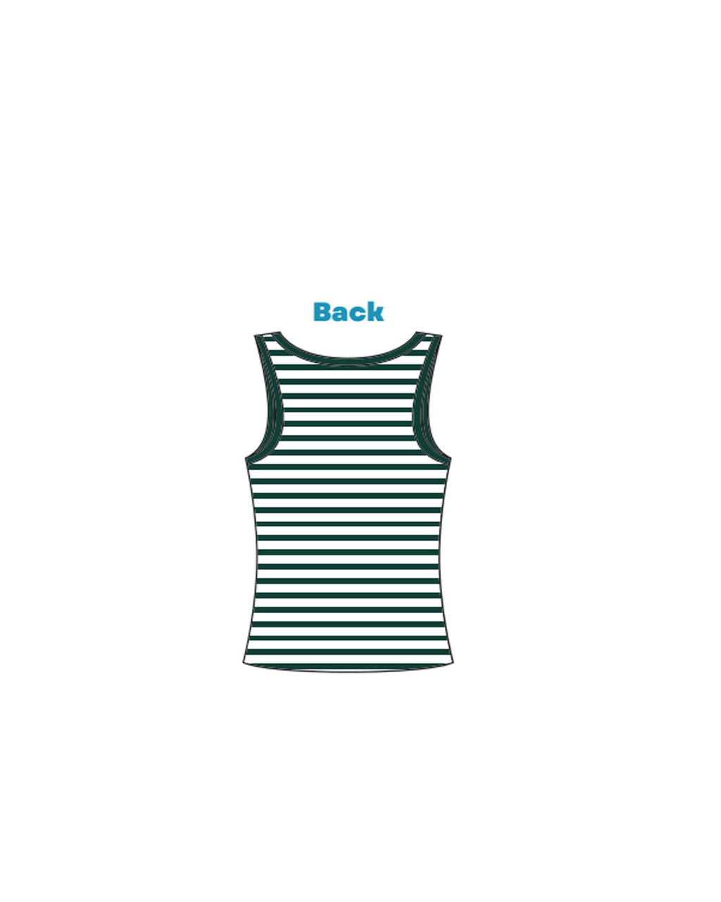 H3G-2227 - Michigan State University - Kappa Delta - Low Scoop Neck Tank