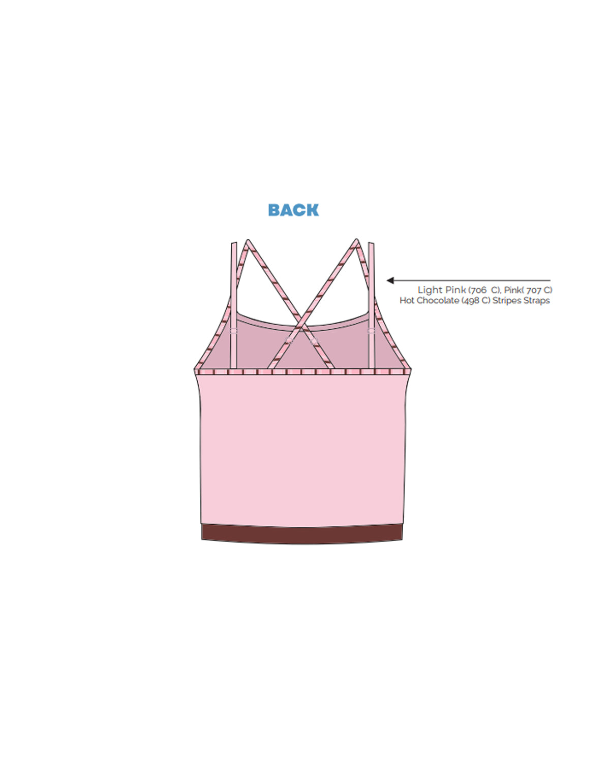 H3G-2830 Texas State - Zeta Eta Delta Gamma - Double Strap - Cross back Tank