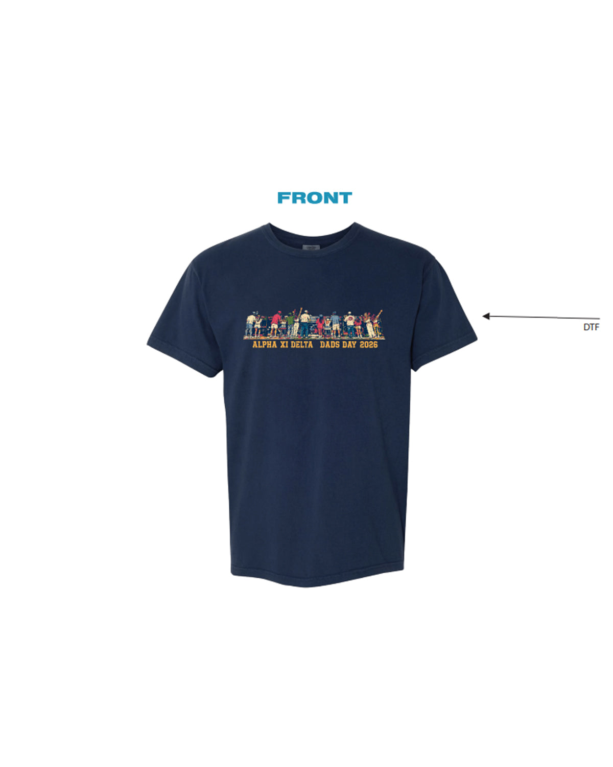 H3G-2836 Kent State University -  Alpha Xi Delta - T-SHIRT - 1717