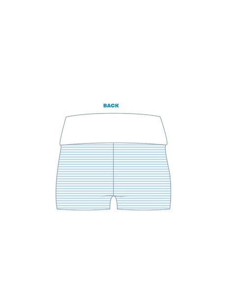 H3G-0939 - West Virginia University - Alpha Phi - FOLD OVER SHORTS