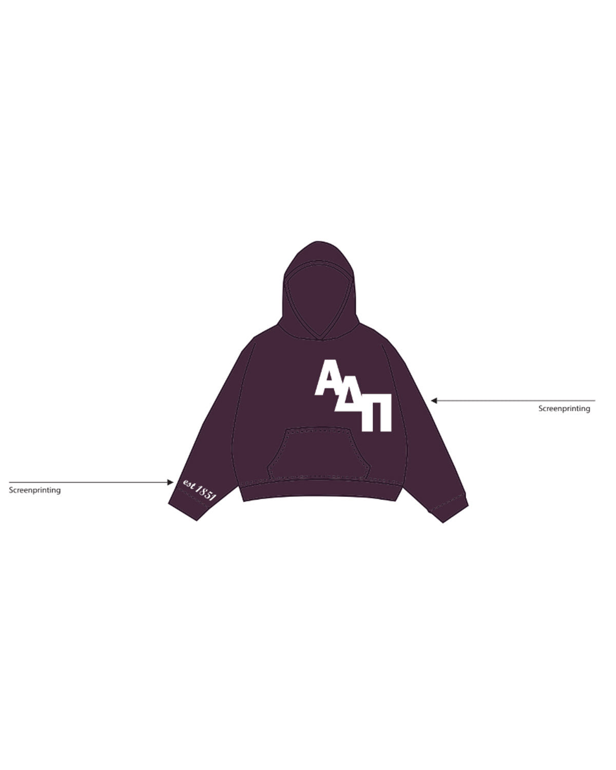 H3G-2571 - Northern Arizona University -· Alpha Delta Pi - HOODIE