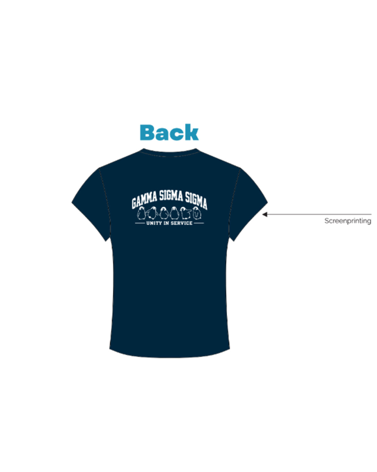 H3G-2673 - University of Delaware - Gamma Sigma Sigma Shirt