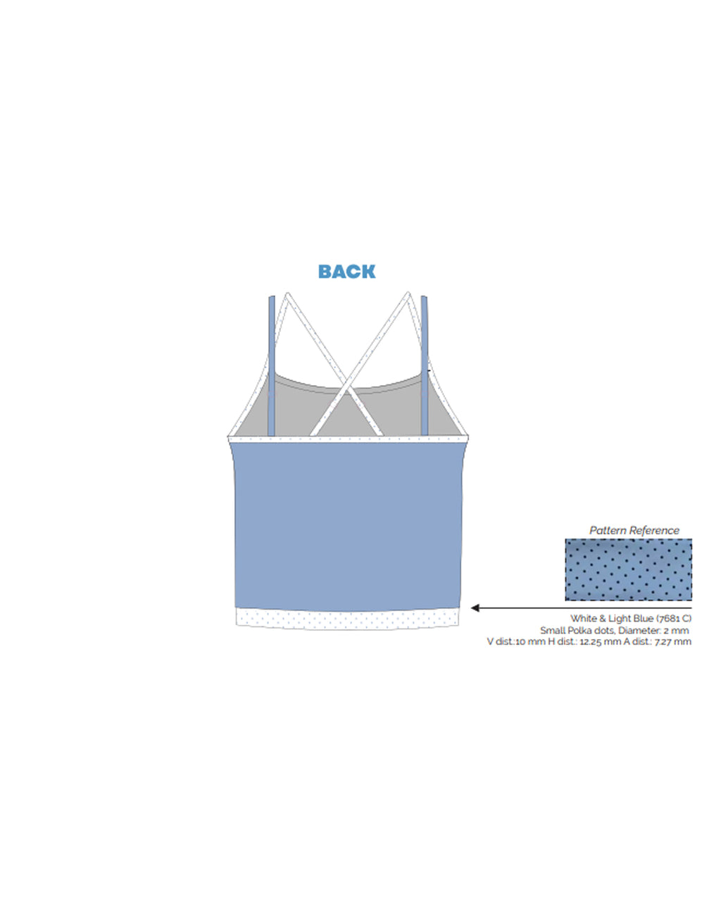 H3G-2819 University of Tennessee Knoxville  - Alpha Chi Omega - Cross Back Tank