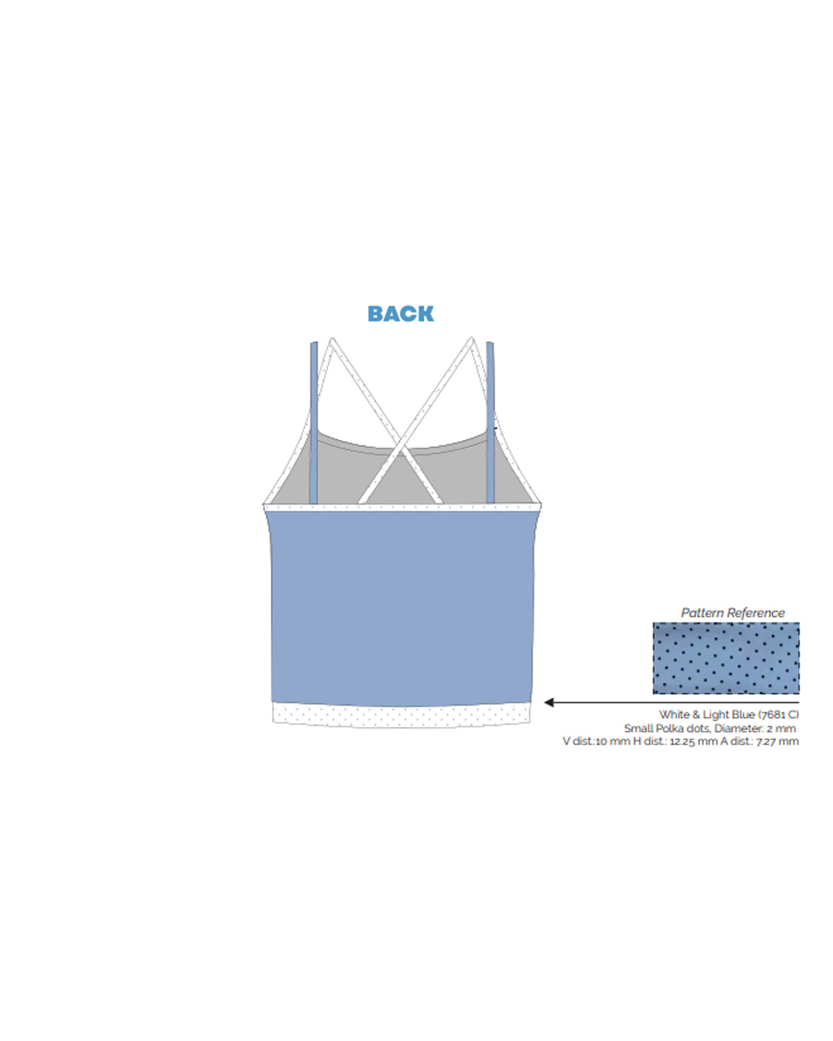 H3G-2819 University of Tennessee Knoxville  - Alpha Chi Omega - Cross Back Tank