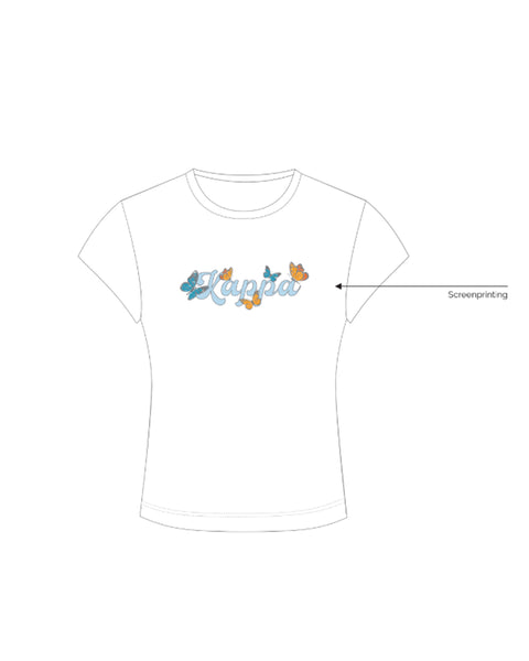 H3G-0816 - Texas A&M - Kappa Kappa Gamma - BABY TEE White