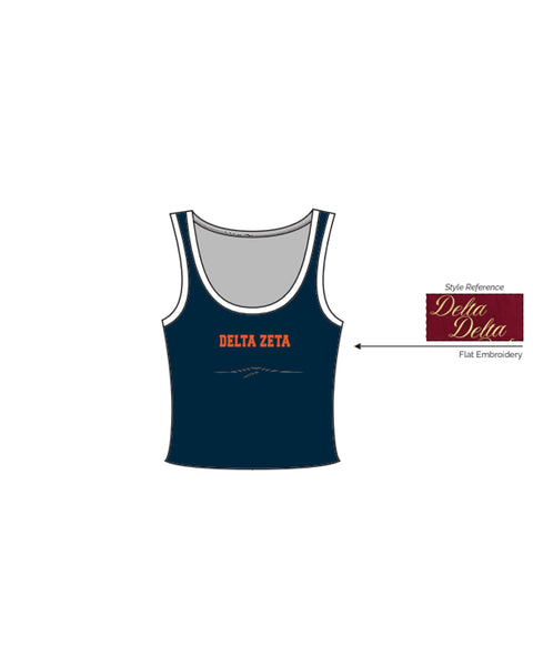 IN-0826 - University of Illinois - Delta Zeta - Tank Navy