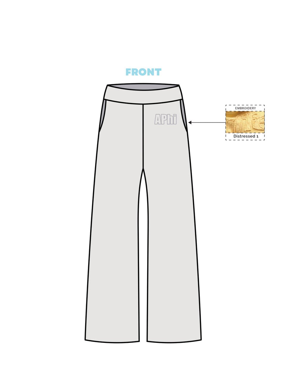 H3G-2506  - University of Maine - Alpha Phi - Sweatpants