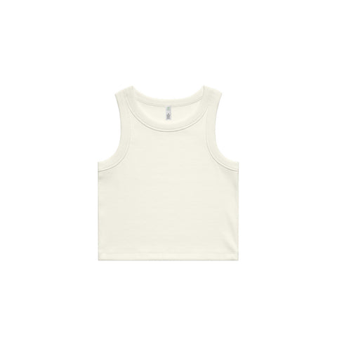 Wo's Organic Rib Crop Tank 4064G