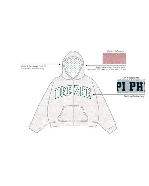 H3G-1037 - University of Kentucky - Delta Zeta - Hoodie