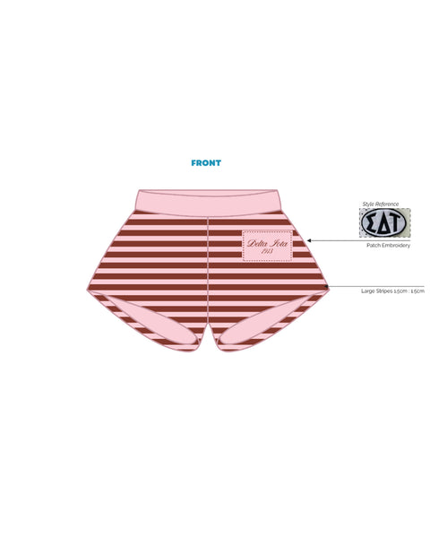H3G-1038 - Central Michigan University - Phi Sigma Sigma - Shorts