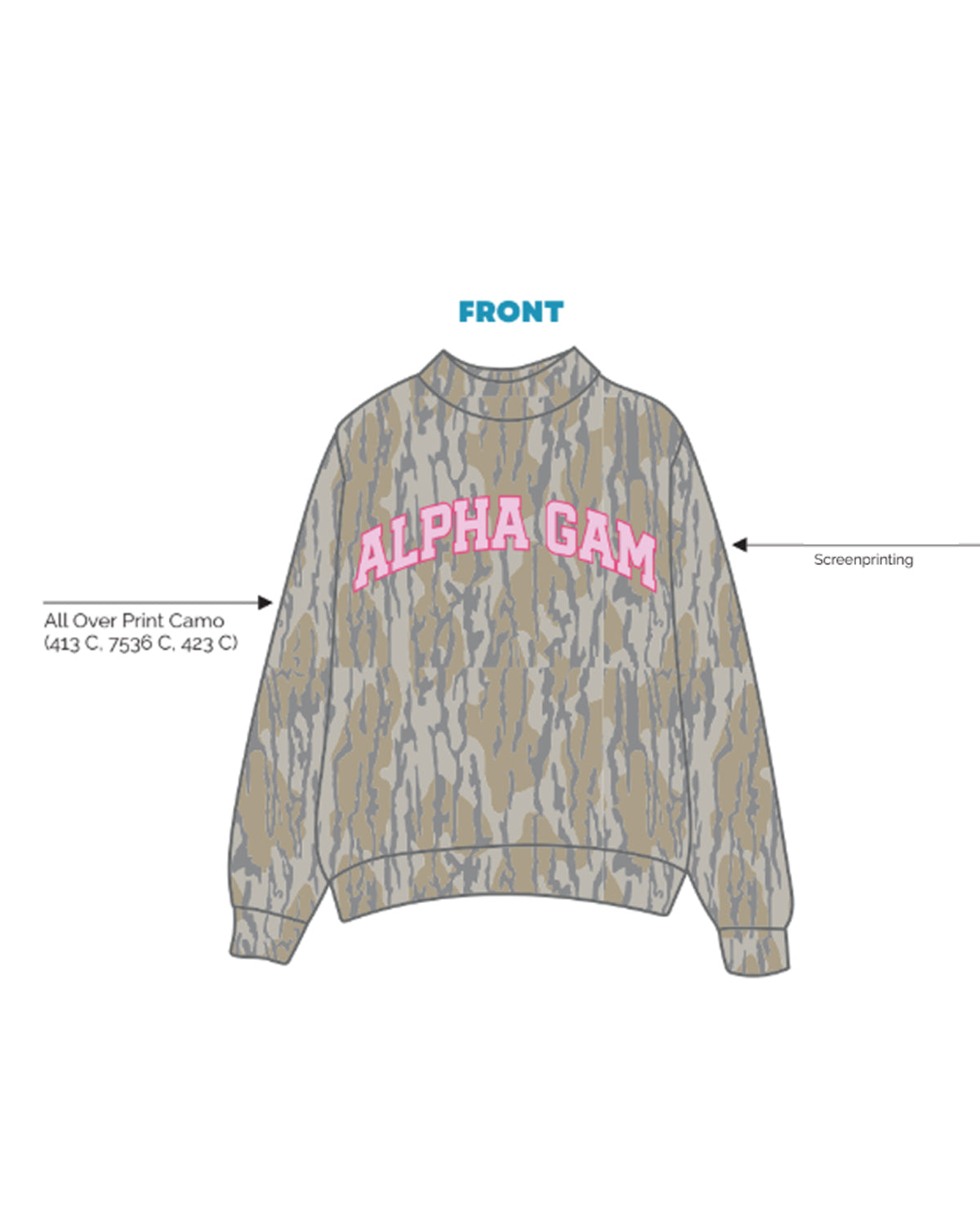 H3G-2545 -  Western Kentucky University -· Alpha Gamma Delta - MOCKNECK