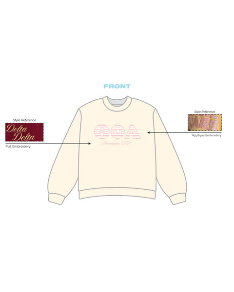 H3G-1157 - Indiana University - Theta Phi Alpha - CREWNECK